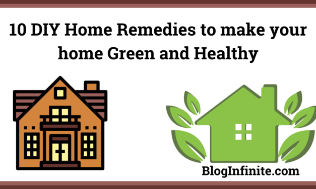 10 DIY Home Remedies to make your home Green and Healthy