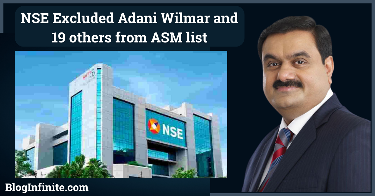 NSE excluded Adani Wilmar and 19 others from the ASM list
