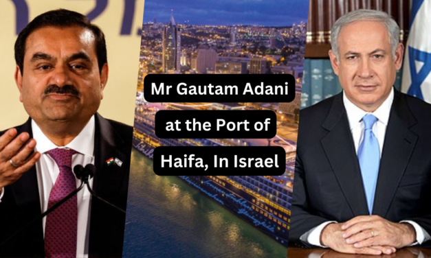 Mr Gautam Adani at the Port of Haifa, Israel: An Inspiring Event