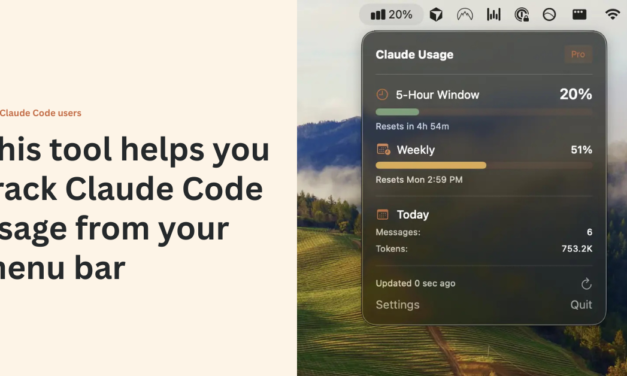 Stay on Top of Your Claude Code Usage with this tool